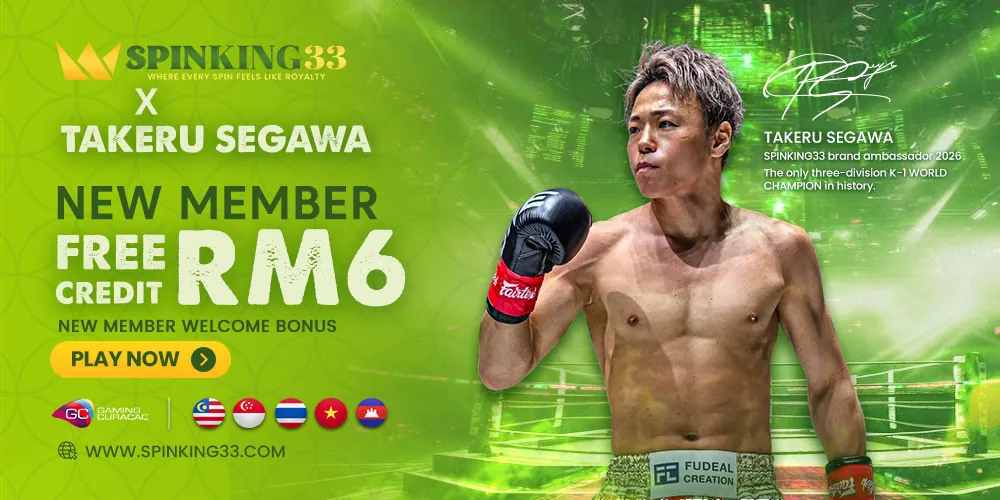 SPINKING33 New Member Free Credit β Free RM6 SPINKING33